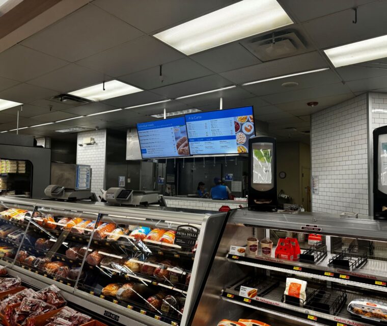 Deli counter paneling